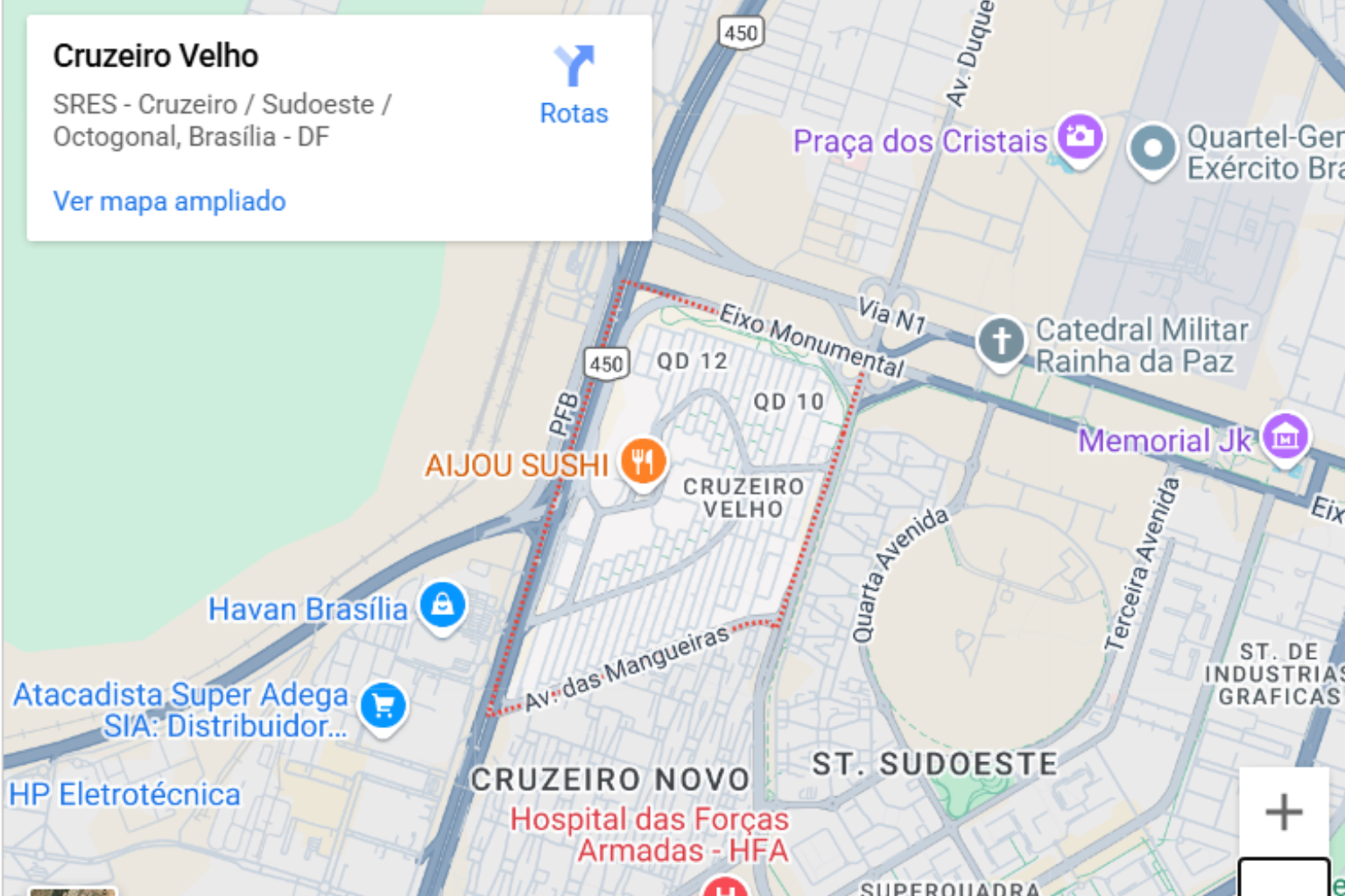  local do cruzeiro velho