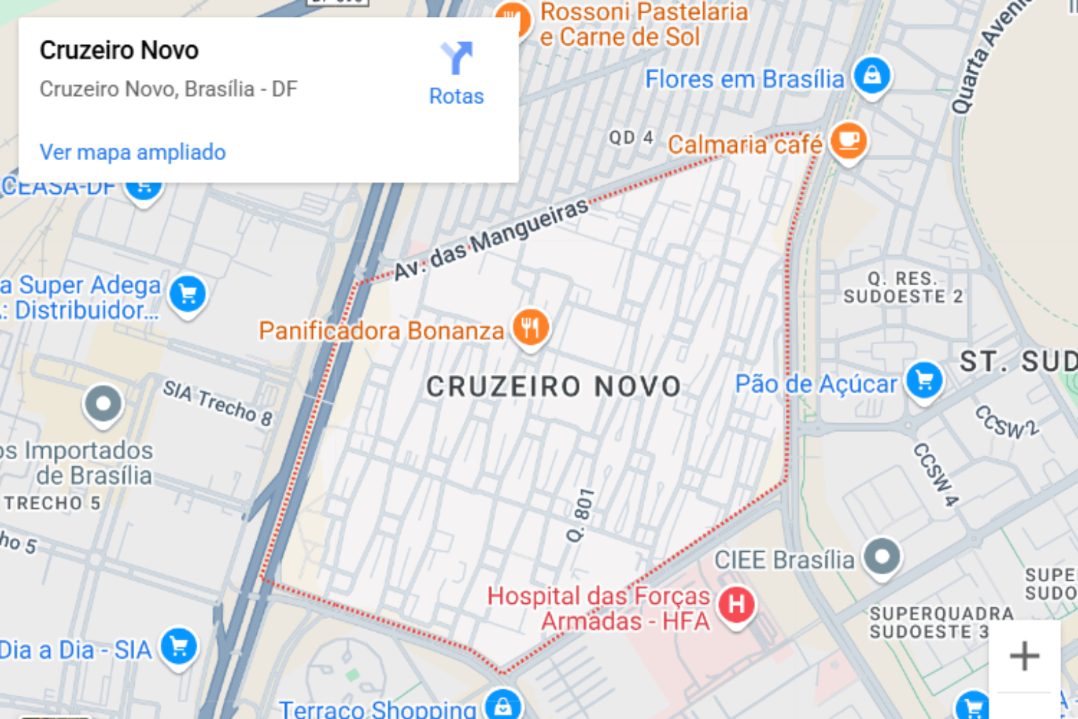 local do cruzeiro novo